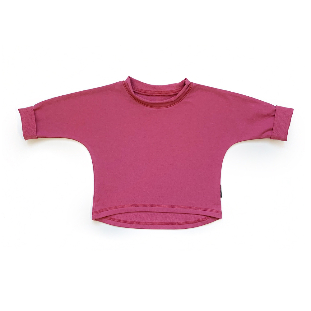 Базовая толстовка оверсайз (розовый)