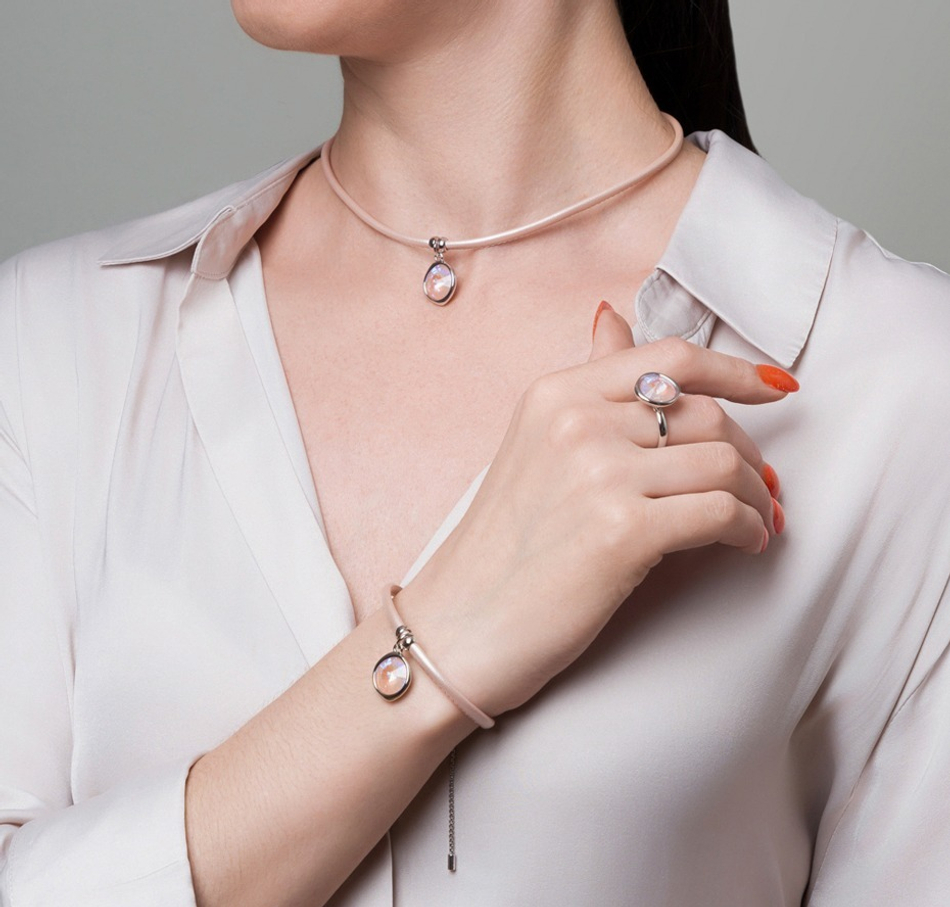 Колье Fiore Luna Dusty Pink Delite B1902.M01 R/S