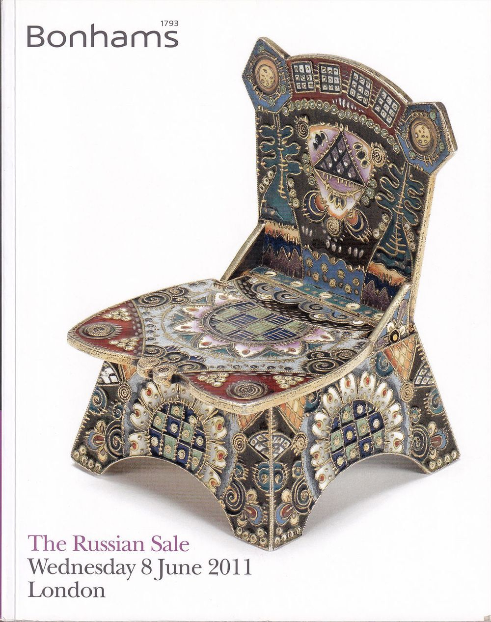 Каталог аукциона Bonhams, Лондон, Русское искусство от 8 июня 2011 года