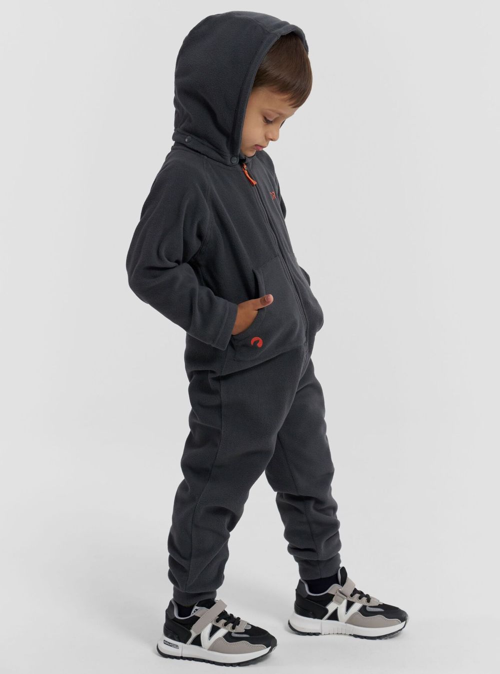 Комбинезон детский флисовый VITIM NORPPA серый гравий