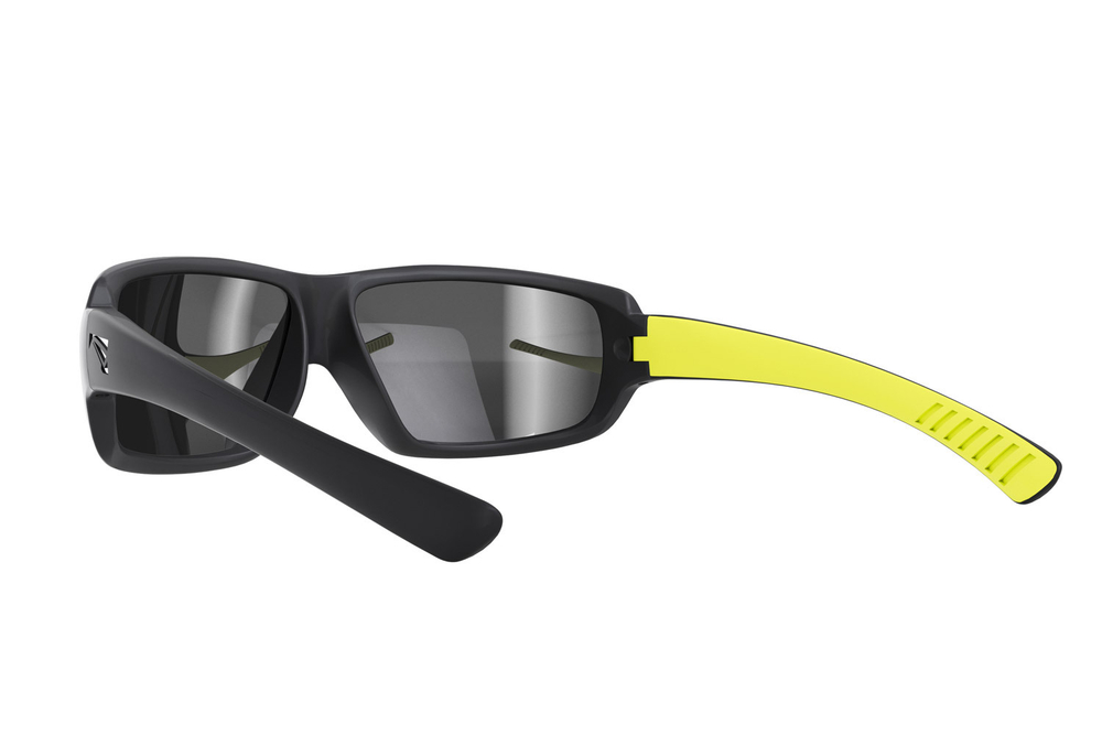Спортивные очки LiP FLO / Matt Black - Mustard / PC Photochromic / ecLiPse™ Series ML Silver Smoke AF