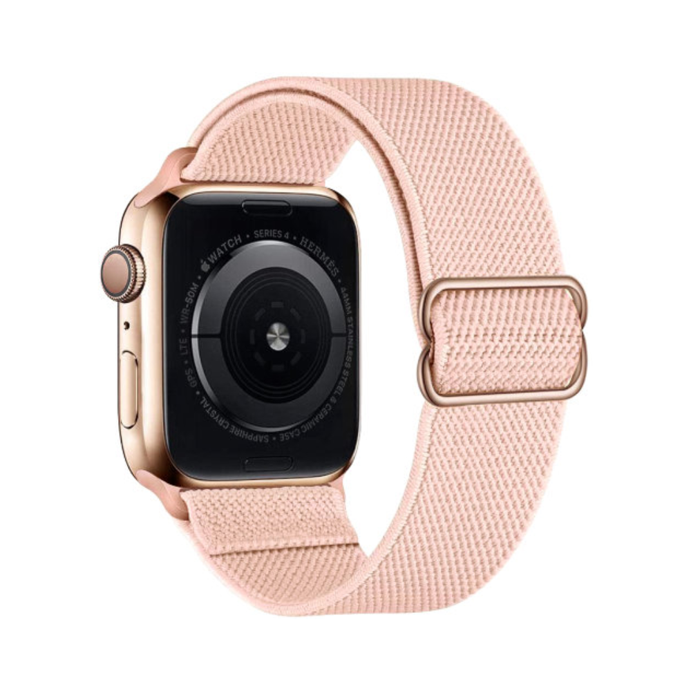 Эластичный ремешок Apple Watch, 42/44/45, S/M, M/L, пудра