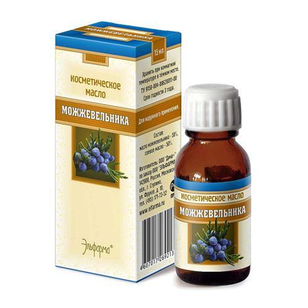 Elfarma Масло Можжевельника, косметическое, 15 мл