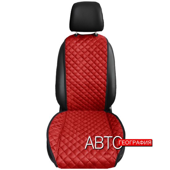 Накидка на сиденья авто из алькантары "Ромб" (1 место)