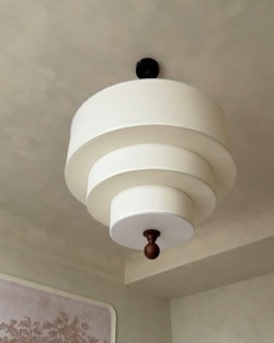 Люстры из текстиля в ретро стиле 🤍