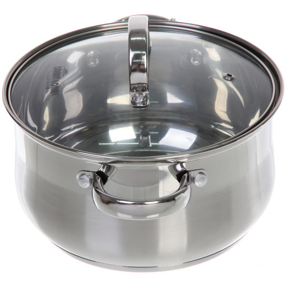 Набор посуды из нержавеющей стали ADELE 3 предмета (3 кастрюли 1,9л, 2,7л, 3,4л), DH08-6