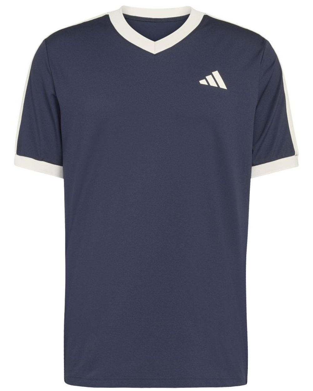 Теннисная футболка Adidas Classics - dark blue/chalk white