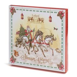 ТАРЕЛКА ОБЕДЕННАЯ LEFARD "ТРОЙКА" 20,5 СМ КРАСНАЯ (КОР=18ШТ.)