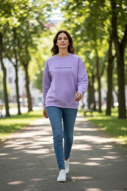 Свитшот с начесом Холодный край - горячее сердце