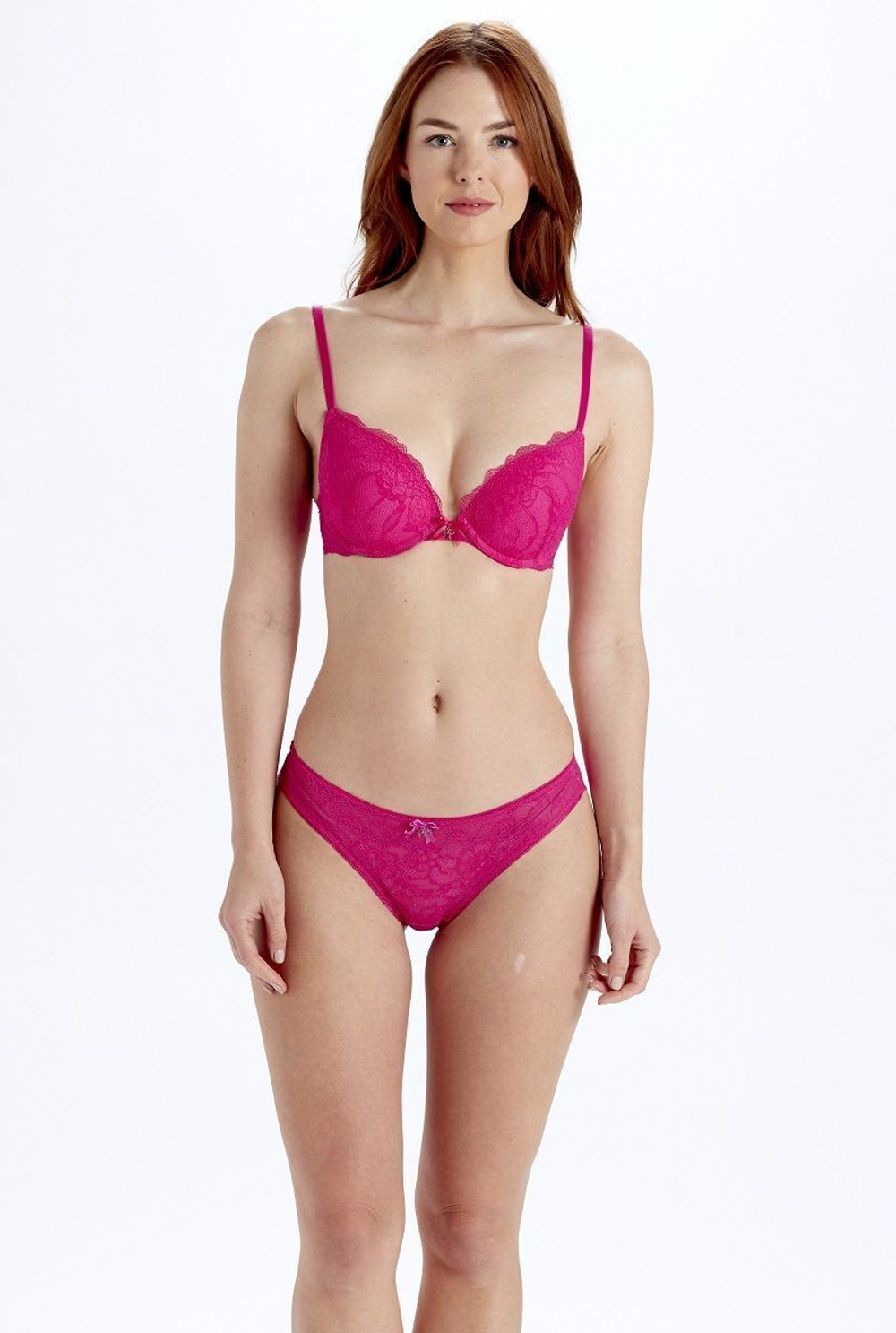 Пуш-ап бюстгальтер Lola (Размер: 34B) (Цвет: коралловый)