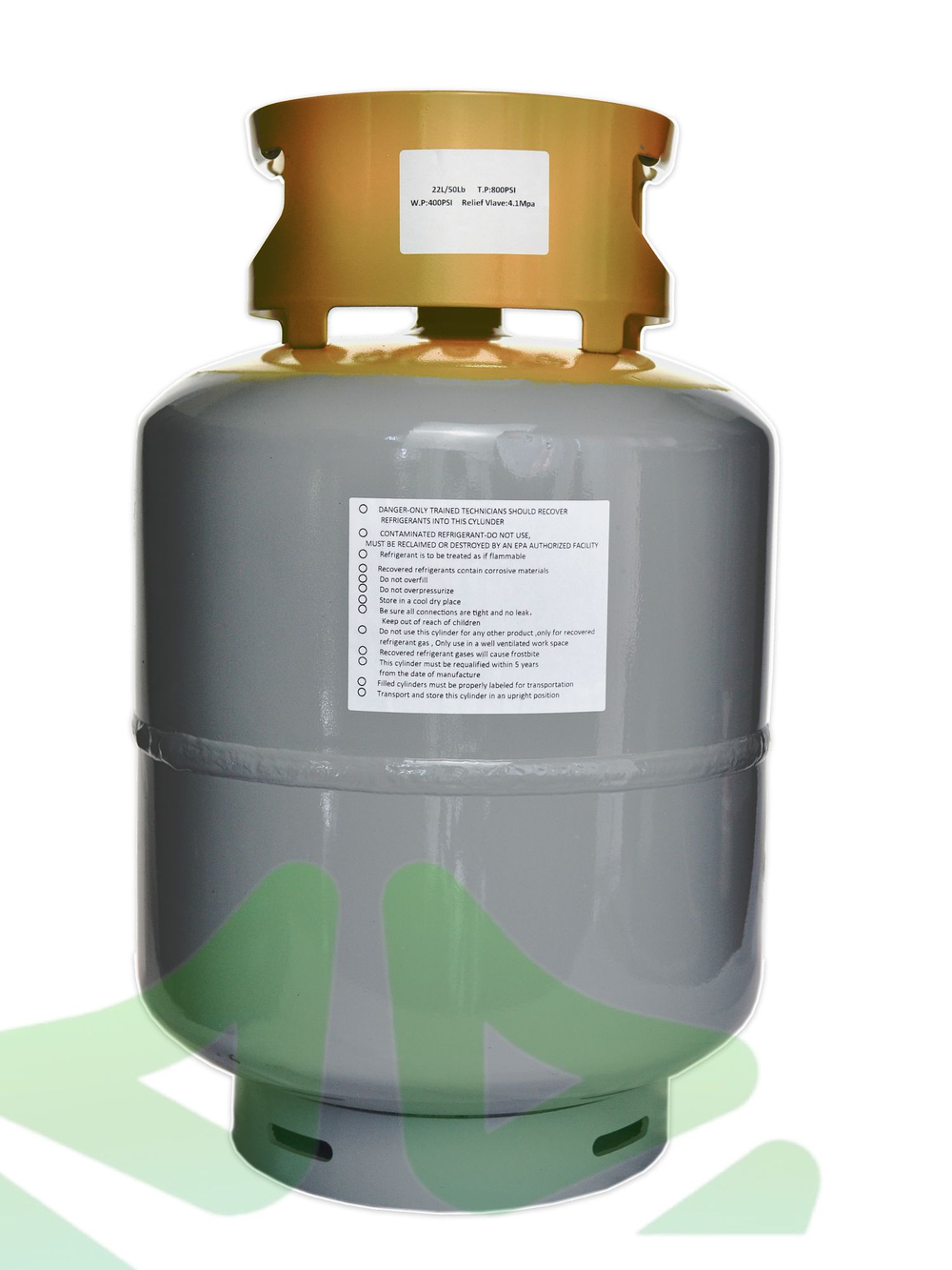 Двухвентильный баллон для сбора фреона 22 литра