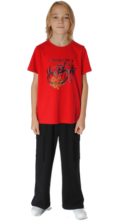 Футболка трикотажная для мальчика 12-17 лет Fleur de Vie