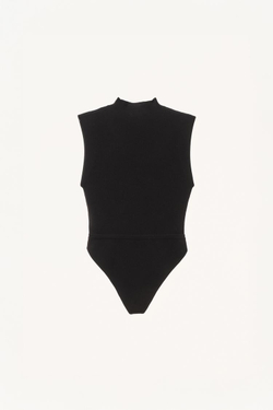 ZARA X WILLY CHAVARRIA ТРИКОТАЖНОЕ БОДИ, ЧЕРНЫЙ