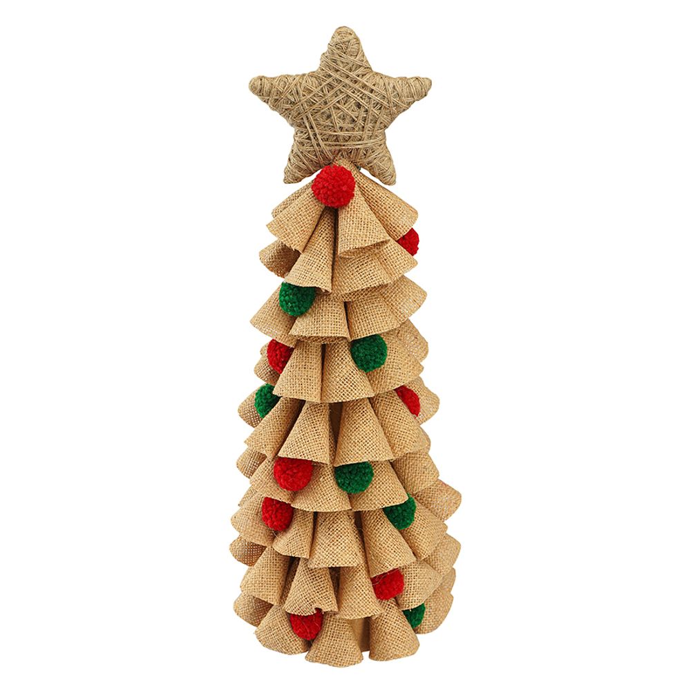Декор новогодний Classics из джута и гофрированного картона из коллекции New Year Essential, 41,5 см