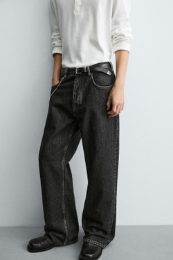 ZARA ДЖИНСЫ FLARE FIT, УГОЛЬНЫЙ