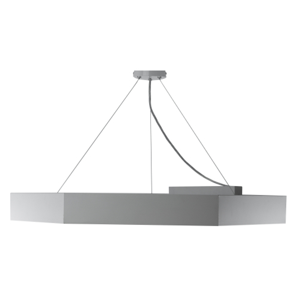 Светильник LED ЭРА Geometria SPO-122-W-40K-066 Hexagon 66Вт 4000К 5300Лм IP40 800*800*80 белый подвесной
