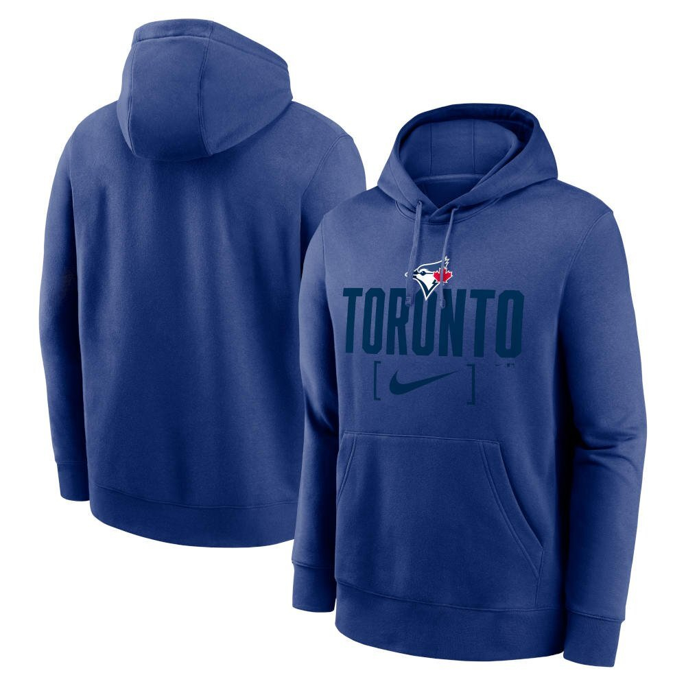 Толстовка Nike MLB Toronto Blue Jays Club Slack Sweatshirt Navy Blue