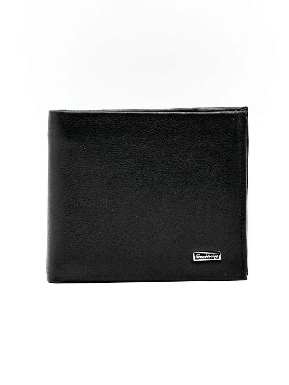 Стильное чёрное портмоне из натуральной кожи Dublecity 097-DC23-47A в подарочной коробке