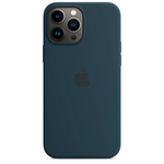 Силиконовый чехол с поддержкой MagSafe Apple Silicone Case для iPhone 13 Pro Max, Abyss Blue (Синий омут)