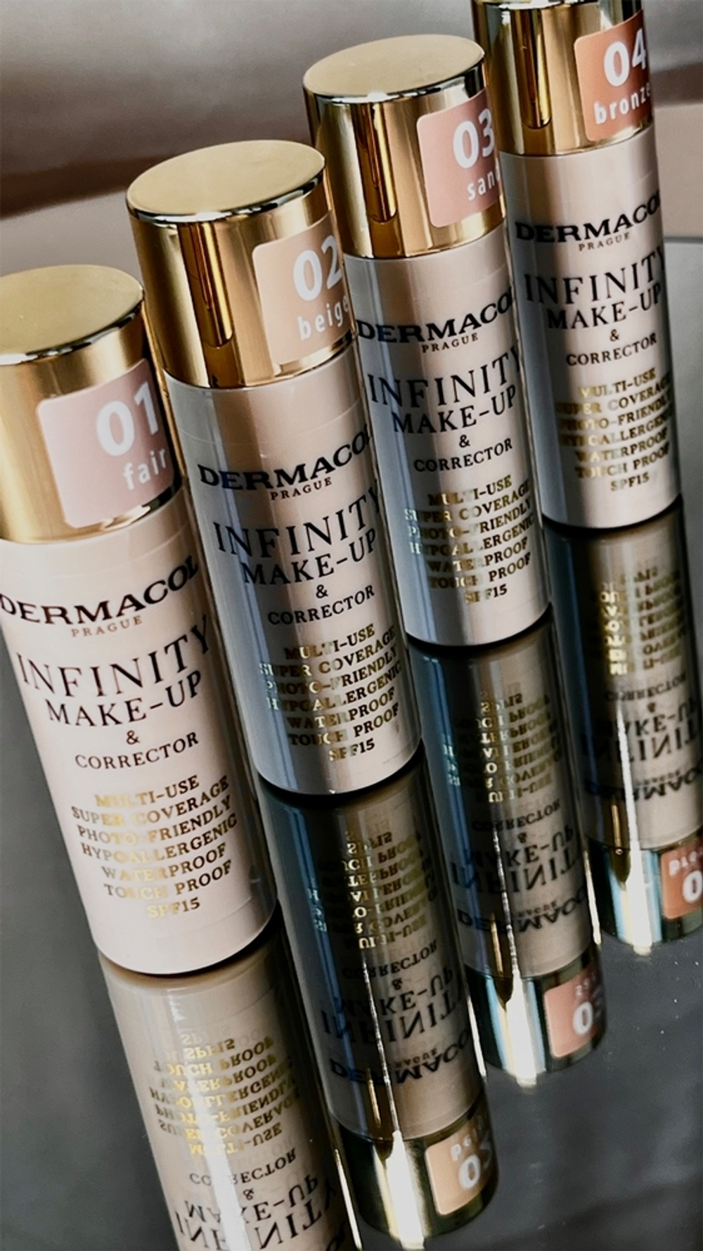 Dermacol Infinity - Тональный крем с высокой степенью покрытия SPF 15, 20 g