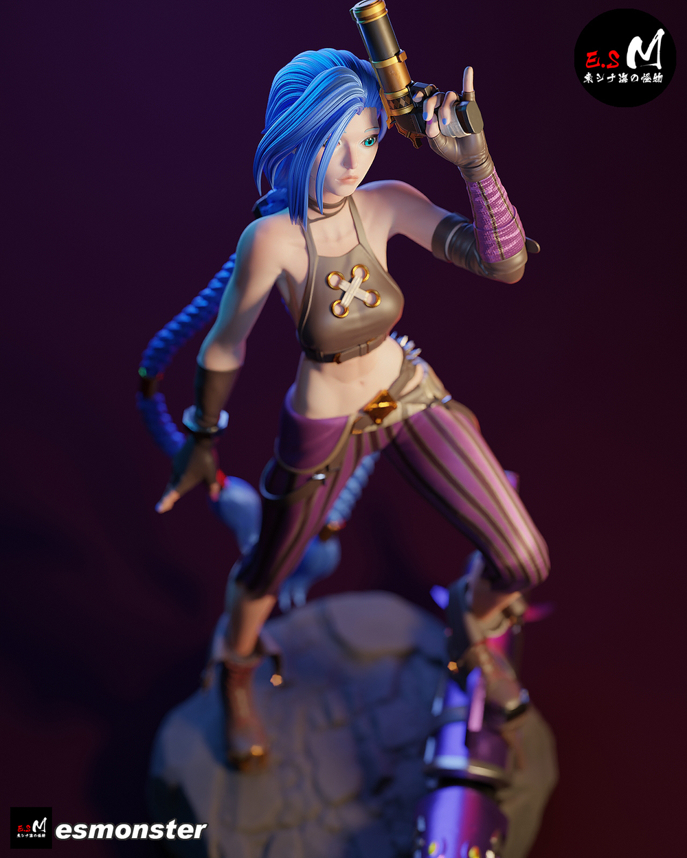 Фигуркаел Джинкс Лига легенд Jinx League of Legends