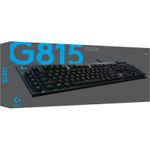 Клавиатура игровая Logitech G815 Tactile LIGHTSYNC RGB, Black