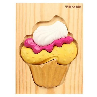 Пазлы-картинки "Пирожное"(Томик)