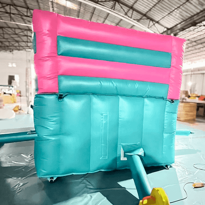 Коммерческий надувной батут «Бирюзовая долина»,  5*2,5*3 м