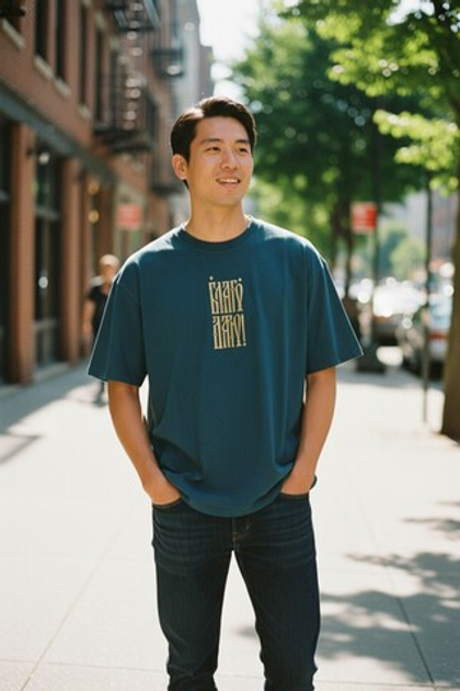 Футболка с надписью "Благодарю"