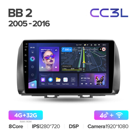 Teyes CC3L 10,2"для Toyota bB 2005-2016