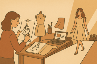 🧵  Как создаются коллекции: от наброска до подиума