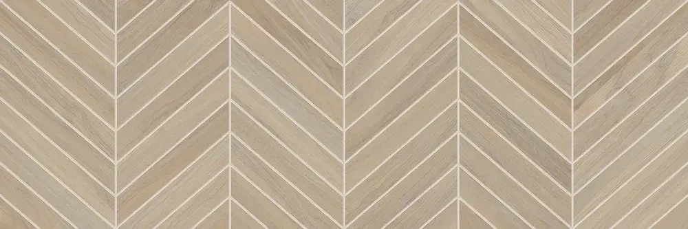 Настенная плитка Alma Ceramica TWA11TOK414 Tokio 200x600 бежевая глянцевая под дерево с орнаментом