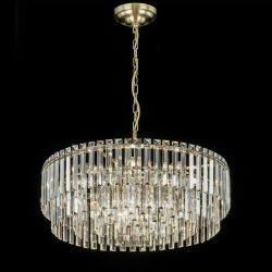 Citilux Фонда CL303223 Люстра хрустальная подвесная Бронза