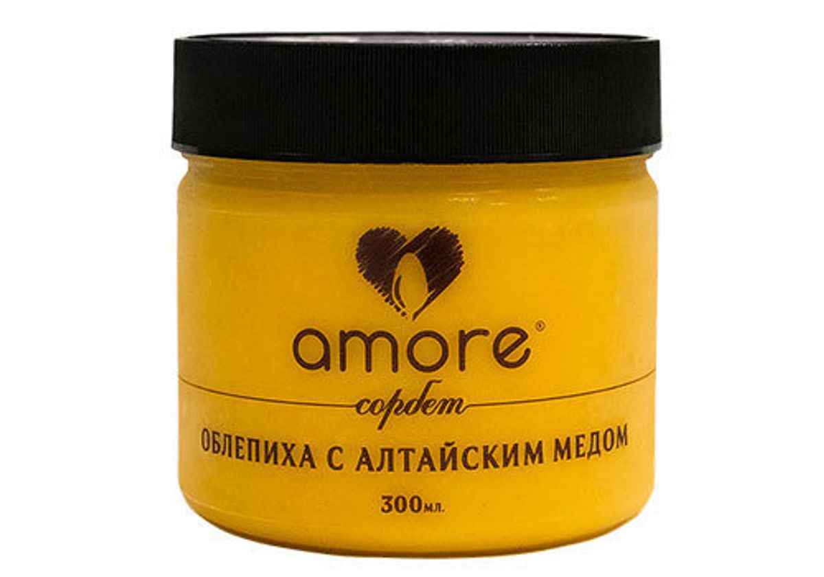 Сорбет AMORE облепиха с алтайским медом, 300мл