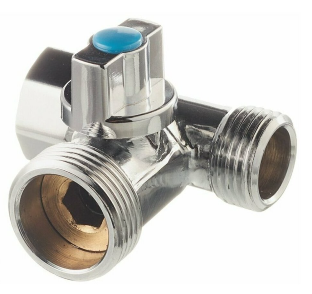 VF.256.N.05 Кран шаровый проходной 1/2*3/4*1/2 VALFEX