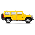 Модель 1:43  Hummer H3, желтый, откр. двери, инерция