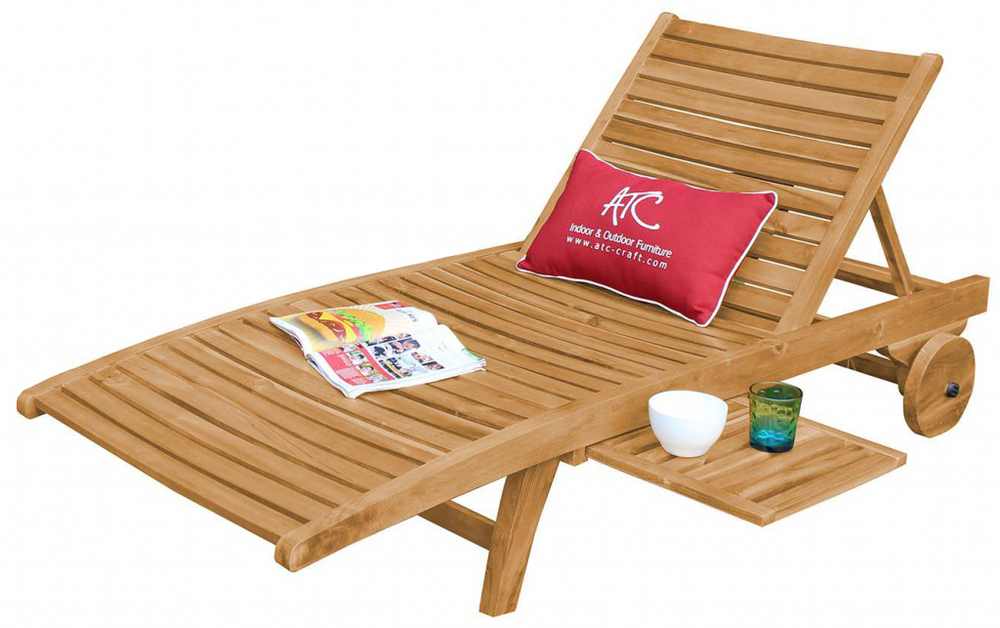 Лежак деревянный Tagliamento Sonato, натуральный