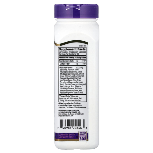 21st Century, Colon Cleanse, 120 вегетарианских капсул