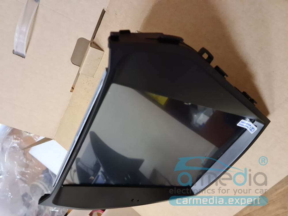 Магнитола для Hyundai Santa Fe 3 DM 2012-2018 (климат на ШГУ) - Carmedia ZF-1157-Q6 вертикальный экран 10.4" в стиле "Тесла" на Android 11, 8/128Гб, CarPlay, 4G SIM-слот