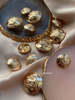 Пуговицы Герб7 золотые