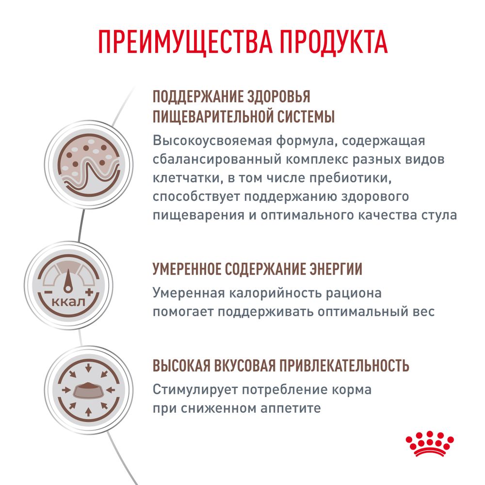 Сухой корм Royal Canin Gastrointestinal Moderate Calorie для кошек, склонных к набору веса, при расстройствах пищеварения Сухой корм Royal Canin Gastrointestinal Moderate Calorie для кошек, склонных к набору веса, при расстройствах пищеварения