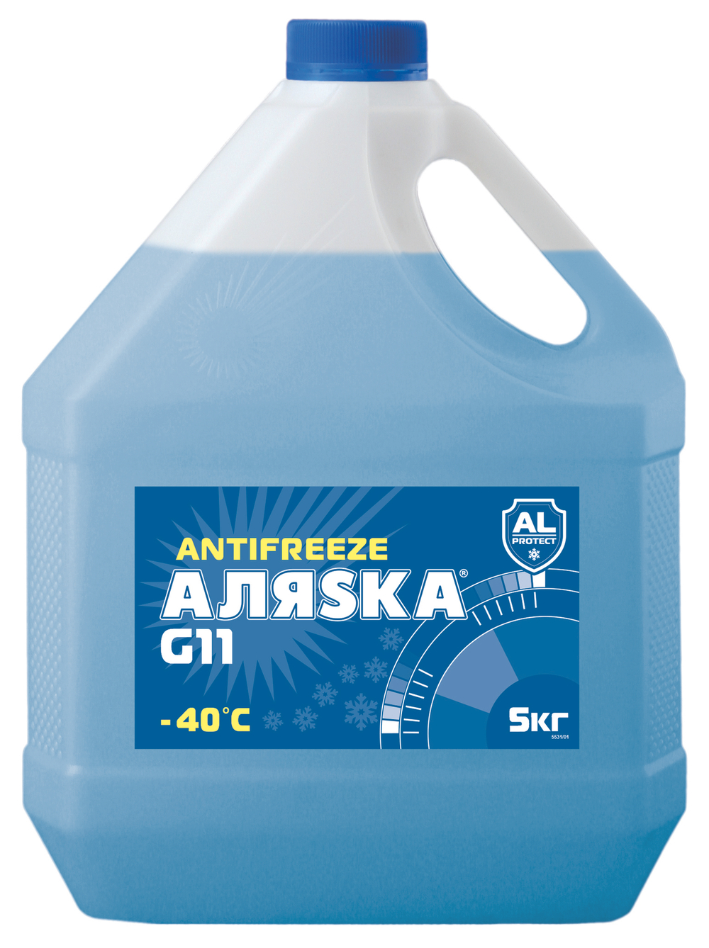 Антифриз Аляска blue - 40 G11 5 кг