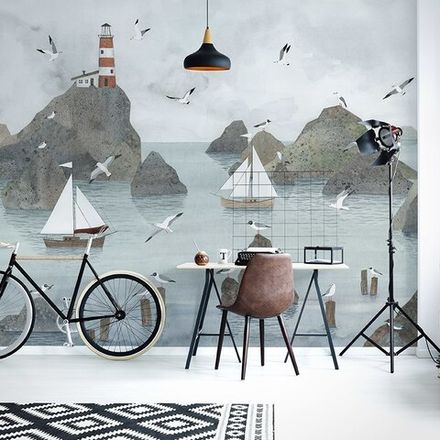 Бесшовная фреска ECO текстиль LIGHTHOUSE, 2,7 м (Ширина 4 м)