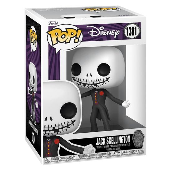 Фигурка Funko POP! Disney TNBC 30th Formal Jack Skellington (1381) 72384 / Фигурка Фанко ПОП! по мотивам мультфильма "Кошмар перед Рождеством", Джек Скеллингтон