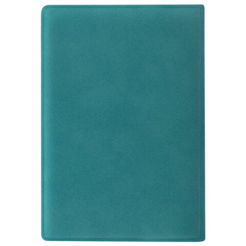 Обложка для паспорта STAFF, бархатный полиуретан, "Роза", темно-бирюзовая, 237620