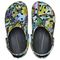 Crocs Classic Painted Floral Clog 'Black'
