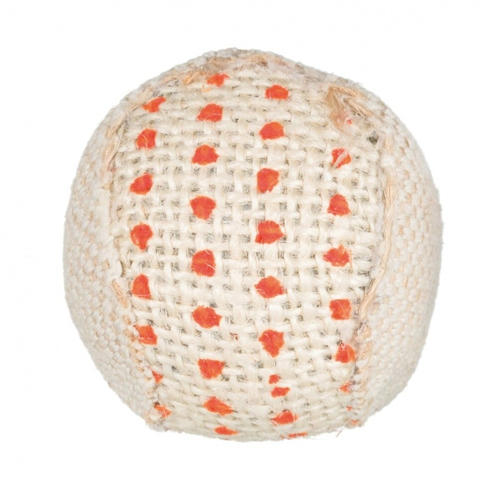 Джутовый мячик Rattle, пластик, ø 5 см, 3 шт., Trixie