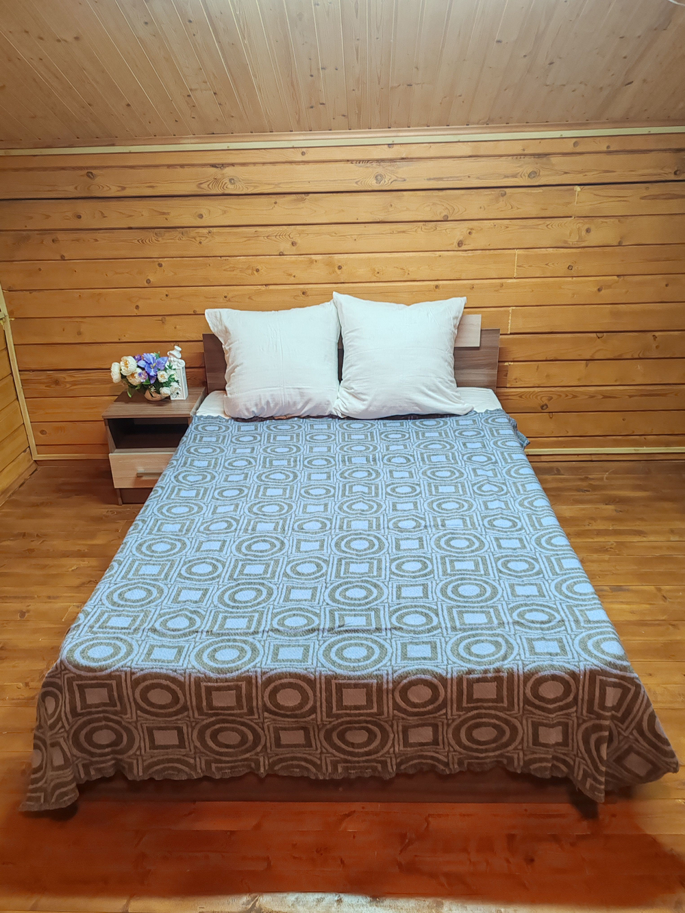 Одеяло евро, 30% шерсть, полушерстяное, 200x240, одеяло для дачи