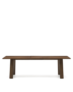 Arlen Раздвижной стол из массива дуба и шпона с отделкой ореха 200(250) 95 см