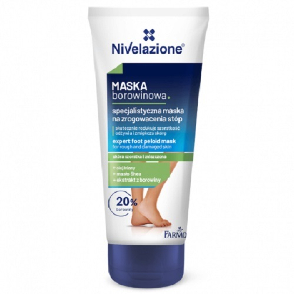 Специализированная грязевая маска для огрубевшей кожи стоп Farmona Nivelazione Specialist Mud Mask for Foot Calluses 75мл